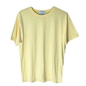 ❤️ 🆕 JENNIFER MOORE Polka Dot Tshirt Size M